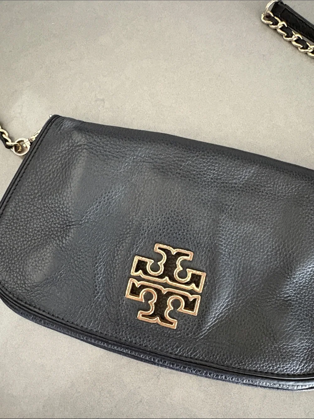Tory Burch Black Leather Crossbody